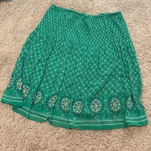 💙 Max Studio Green Skirt